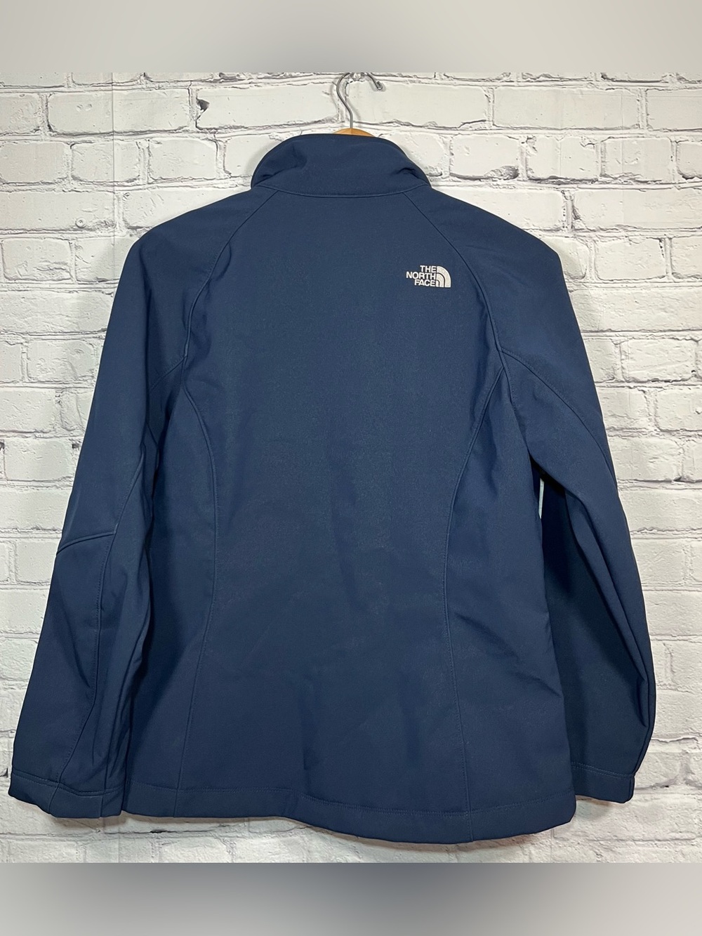 The North Face Apex Bionic Jacket Womens Large Blue Softshell Windproof Full Zip - Picture 12 of 12
